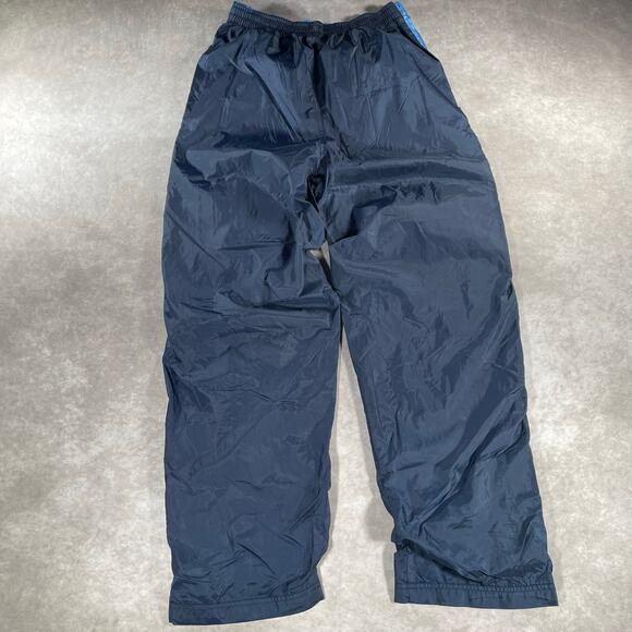 90’s Blue And White Striped Snap On Track Vintage Pants - Picture 2 of 10